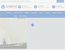 Tablet Screenshot of anbene.org.br